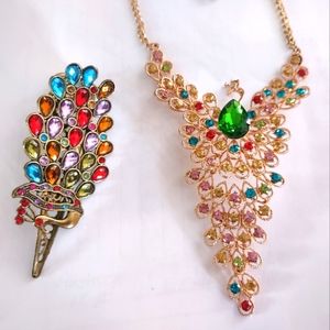 Necklace and hair clip